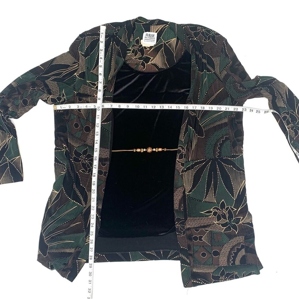 R&M Richards Two Piece Jacket Top - Picture 3 of 11